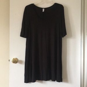 American Apparel Black Tunic Dress